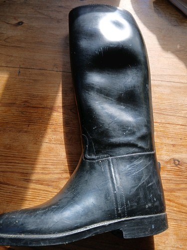 Aigle gummireitstiefel leder - gummireitstiefel,