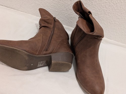 Stiefeletten leder cognac - stiefeletten,