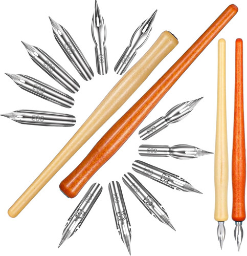 Kalligrafie federset mit - federset,