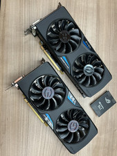 2x EVGA NVIDIA GeForce GTX 970 SSC ACX 2.0+ (4096 MB)  Grafikkarte + SLI Brücke