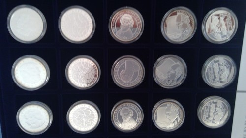 Euro silber münzen - 10,