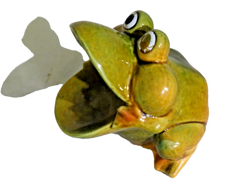 Keramik frosch grün cm - keramik,