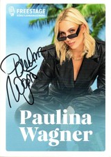 PAULINA WAGNER Autogramm Karte