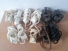 11  Tischsteckdosen 7 x Weiß, 3x Braun 1x Schwarz 