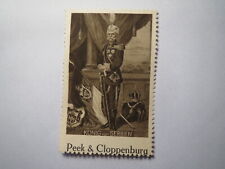 König von Serbien - Uniform Orden - Peek & Cloppenburg / Reklamemarke