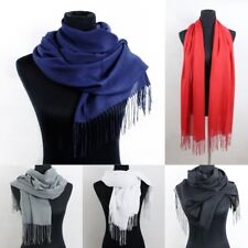 Tuch Schal Kopftuch Weich Winterschal Herbstschal Trendy Hals Unifarben Stola