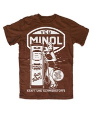 VEB MINOL Tanke  T-Shirt Braun