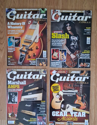 Guitar and bass magazines - 4,