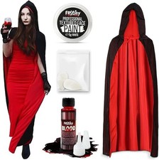Vampir Umhang & Schminke Set