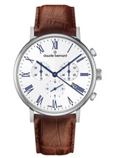 Claude Bernard by Edox - Slim Line Chronograph - 10258 3 BRBU Herrenuhr