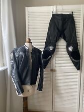 Arlen Ness Herren Motorrad Lederkombi Gr 50 schwarz neuwertig, Innentasche