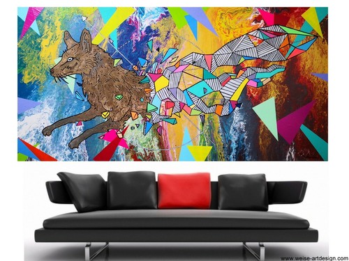 Weise xxl acryl - acryl, bild
