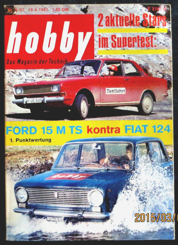 Hobby test fiat - 08/67,