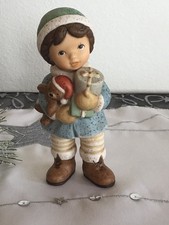 Goebel NINA & MARCO ★ Marco mit grüner Zipfelmütze, Geschenk und Teddy  ★ RAR ★