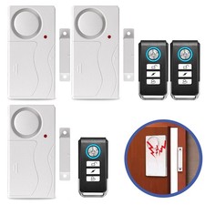 Security Alarmanlage Tür Fenster Alarm 110dB Sirene 3 Sensoren 3 Fernbedienungen