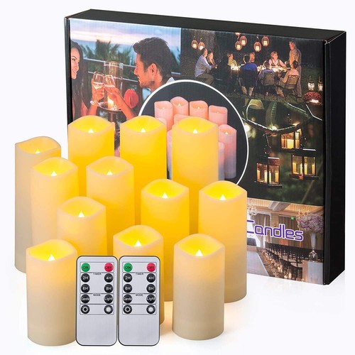 12er set flammenlose - flammenlose, led