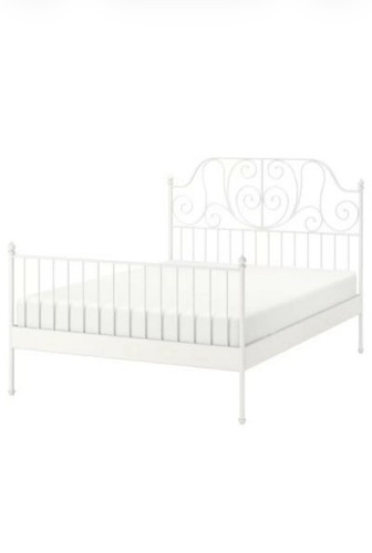 Weißes bettgestell ikea - bettgestell,