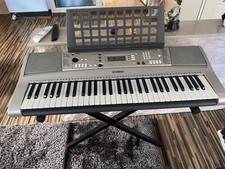 61 Leucht Tasten Keyboard Lern Sounds Rhythmen USB MP3 Set Ständer Bank Hocker