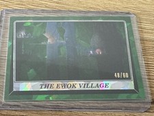 2023 Topps Chrome Saphir Star Wars the Ewok village #166 60