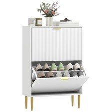 HOMCOM Schmaler Schuhschrank