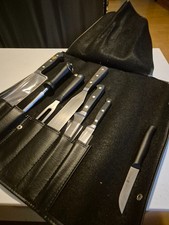 Solicut Profi Messerset Solingen + Wüsthof Gabel, Zwilling Messer, Tasche