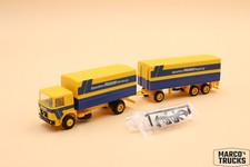 Herpa MAN F8 Pr/Pl-Hängerzug 2a/3a „Spedition Hoss Hamburg“ 1:87 /H24883