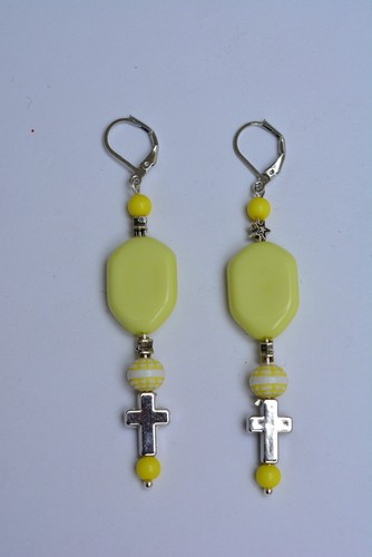 Ohrhänger mit kreuz - mit,