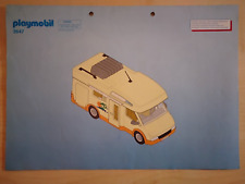 Playmobil Bauanleitung 3647 Family Caravan Camper , A4 , 8 Seiten