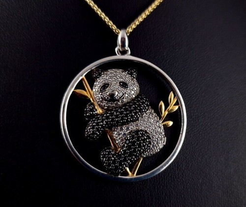 Kette silber 925 - silber, panda