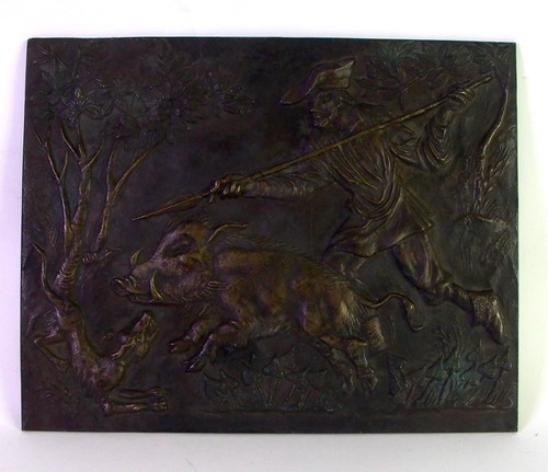 Bronze platte ernst andreas - -,