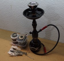 kleine Shisha set komplett Wasserpfeife schwarz *1 Schlauch