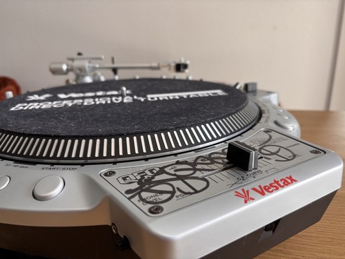 Vestax qfo silver turntable - vestax,