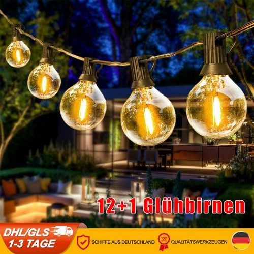 Led lichterkette außen - lichterkette, strom