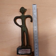 Skulptur Mann Aus Bronze Statue Figur