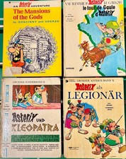 4x Asterix und Obelix comics, HARDCOVER! Englisch, Französisch, Deutsch