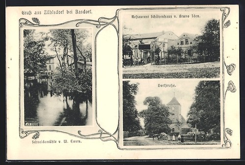 Zühlsdorf bei basdorf - ak,