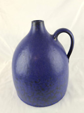 60er-70er Jahre Keramik Vase - Wendelin Stahl Studiokeramik - Henkelvase blau