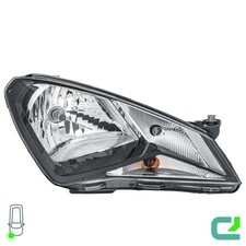 Hauptscheinwerfer rechts 12 V H4 Halogen HELLA für u.a. SEAT Mii