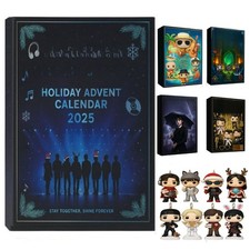 Holiday Adventskalender 24-tägiger Weihnachtscountdown-Kalender Blindbox DE