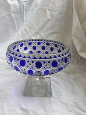 Bleikristall Fussschale Schale