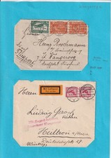 1921-91  Germany 30 LP Briefe + Karten von und nach Flughäfen in Norddeutschland
