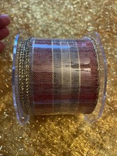 Scottish Ribbon 63 mm x 10 m Gold/Orange All Italan Mood,Made inTaiwan Schleife