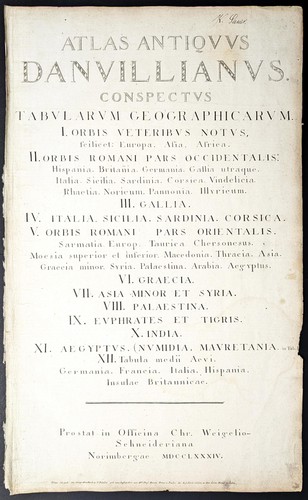 Anville atlas antiquus - d'anville,