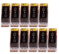 10 schwarz Tinte patrone mit