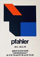 Original PFAHLER Siebdruck