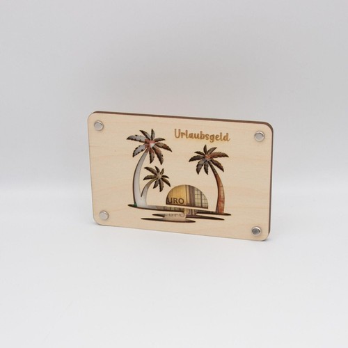 Holzkarte geldkarte - holzkarte,