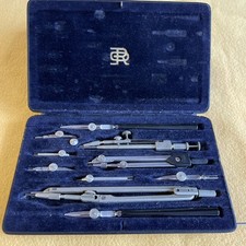 Antiker Zirkelkasten Reißzeug