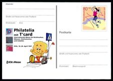 DEUTSCHLAND GANZSACHE KARTE 1997 BRIEFMARKE - AUSSTELLUNG OBERST FAHRRAD m4394