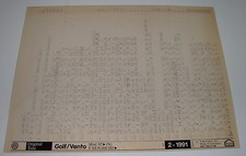 Ersatzteilkatalog auf Microfich VW Golf 3 III Typ 1H / Vento ab Baujahr 1992!