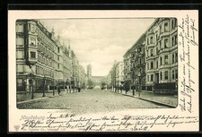 Magdeburg, Ansichtskarte, Wohnhäuser in der Augustastrasse 1901 
